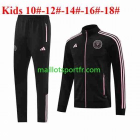 Inter Miami Enfant Ensemble Vestes d'entrainement Noir 2023/24